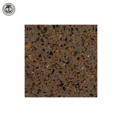 China Cut To Size Sparkling Artificial Quartz Granite Quartz Countertop Vanity Top 20 Mm Thickness Kitchen Island Countertop for sale