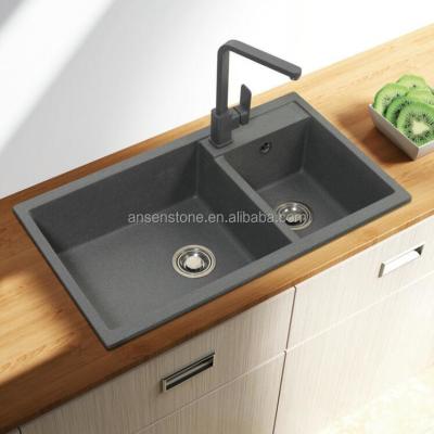 中国 Wholesale Elegant Quartz Stone Sink Direct From Factory Ansen Quartz Stone 販売のため