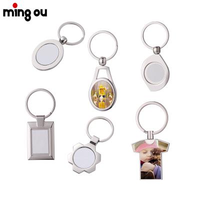 China Souvenir Gifts Promotion Souvenir Gifts Sublimation Blank Metal Key Chain Key Chain Key Chain for sale