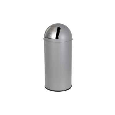 China Sustainable Durable Anti - Corrosion Commercial Trash Can With Push Lid For Hotel Lobby Public Area for sale