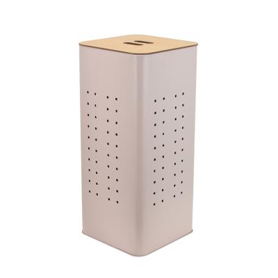 China Hot Sale Traditional Popular Home Bathroom Clothes Storage Basket Dirty Wash Bin for sale