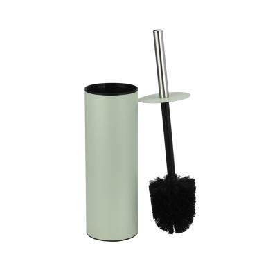 China Modern Stainless Steel Toilet Brush Set With Holder Toilet Cleaning Brush For Bathroom And Hotel for sale