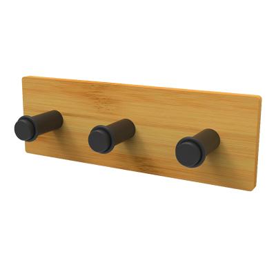 China Eco - Friendly Fashion Eco - Friendly Bamboo Towel Rack Mount Metal Towel Rack Wall Mounted Set for sale