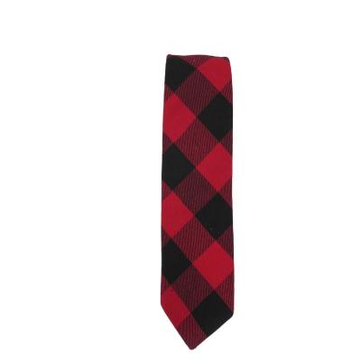 China Yarn Dyed Logo Custom Cotton Woven Mens Ties Promotional for sale