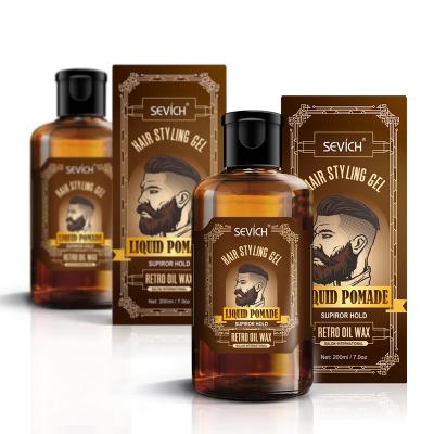 중국 New Non-Specific Liquid Pomade Men During Hair Styling Gel Moisturizing Effect Private Label 판매용