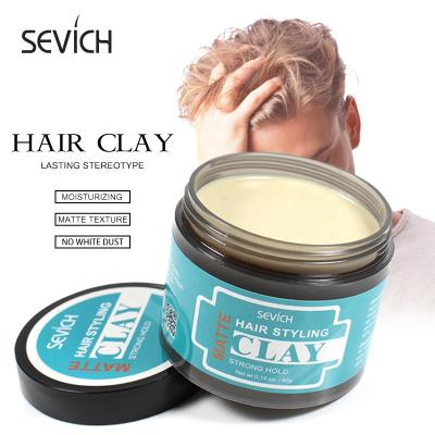 China Private Label OEM 80g Non-Specific Finished Hair Styling Wax Matte Men Hair Clay for sale