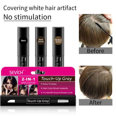 China Wholesale Temporary Hair Hair Treatment Dying Hair Make Up Stick Hairline Touch Gray zu verkaufen