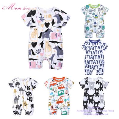 China Eco-Friendly Soft Organic Bamboo Newborn Baby Romper Comfotable Baby Button Cute Baby Clothes for sale