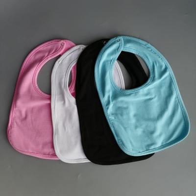 China Wholesale Antibacterial Newborn Baby Clothes OEM Service 100% Combed Cotton Plain Baby Bibs for sale