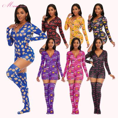 China 2021 Onesis women QUICK DRY onesie with matching socks lounge wear women pajama sets sleepwear onesie for women for sale