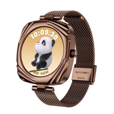 China AW5 Vrouwen Mode Smart Watch 1,09 inch AMOLED Square BT Call Vrouwelijke gezondheid Te koop