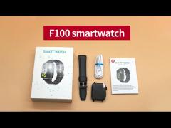 Blood Pressure Monitor Smart Watch IP68 F100 Smart Watch With Heart Rate Monitor