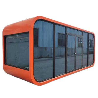 China Modern Movable Prefab Office Light Cabin Fashion Apple Cabin Steel Container House Made in China for sale