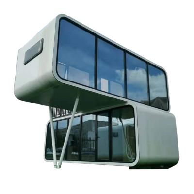 China 20ft Prefab Modern Luxury Portable House Customized Modular Homes House Apple Cabin Container for sale