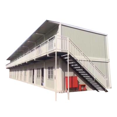 China Popular Modern Prefab Steel Structure 20ft Flat Pack Container House For Department Or Office for sale