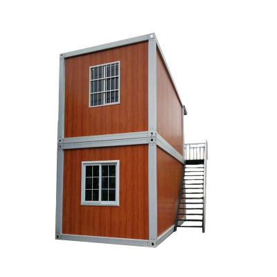 China Low Cost Contemporary High Quality Prefab Modular Flat Packing Container Double House for sale