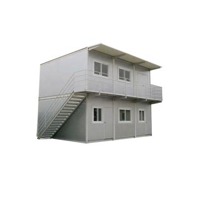 China Double Deck Flat Pack Container Modern Cheap Prefab Family Modular Container Home for sale