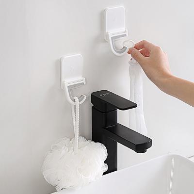 China Hot Affordable Plastic Square Broom Hook Holder Amazon Broom and Broom Storage Wall Mount Broom Tool Holder Organizer for sale