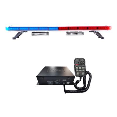 China 1.2M green led flashing strobe warning light led police warning lightbar warning lightbar MP3 function for sale