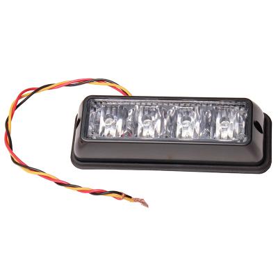 China 12v Flashing Led Amber Red Blue Flashing Warning Light Instant Lights Led Warning Light Bar for sale