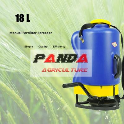 China Manual Fertilizer Applicator 18L Fertilizer Spreader Fertilizer Spreading for sale