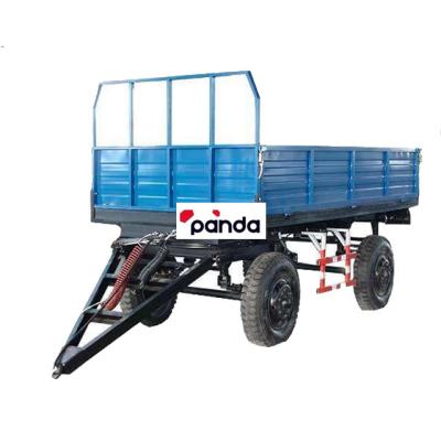 China Truck Trailer 50hp Tractor Farm Trailer For Agriculture 3400*1700*(460+460)Mm for sale