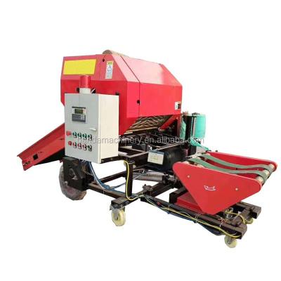 China Hay Feed Baler Machine Agricultural Machinery Wrapping Machine / Silage Feed Round Baler And Wrapping Machine for sale