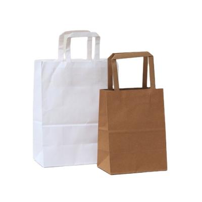 China Recyclable Wholesale Brown Paper Bags Premium Quality Customized Gift Bags Reusable Shopping Bags for sale