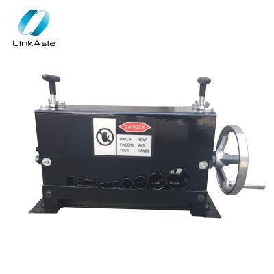 China Scrap stripping machine LA-Y-001-2 scrap copper wire desktop copper stripping machine manually recycling cable peeling machine for sale