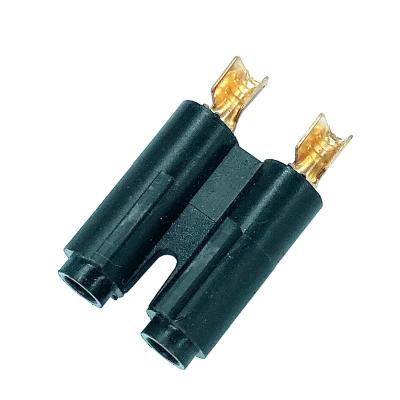 China Industrial 2.35 Terminal Parts Exposed Internal Frame Integrated Flame Retardant Two-Core Power Cord Tail for sale