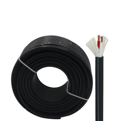 China High Grade Low Noise Ofc Spiral Audio Speaker Cable With Coiled Shielded Microphone Cable Double Wire for sale