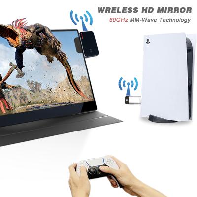 China Aluminum Alloy New HDMI 60GHz Wireless Transmitter Support Wireless 1080p Multi Video Audio Equipment Connect Type-C Supplement Kit for sale