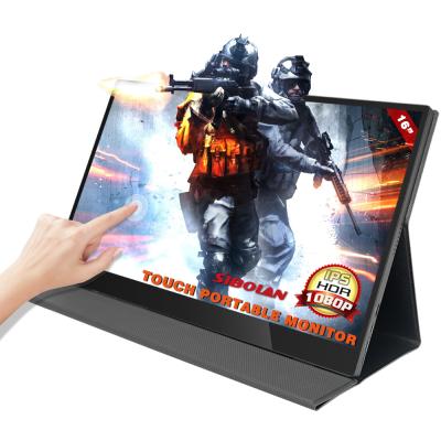 China Touchscreen 16 inch C HDR IPS 1080P USB Touch Panel VESA Wall Mounted Dual Monitor Smart Phone Laptop Screen Supported for sale