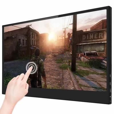 China New Computer Aluminum Alloy SIBOLAN LCD Capacitive USB Portable Monitor 13.3 Inch 4k UHD Battery Operated Touch Screen for sale