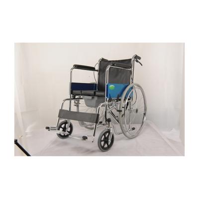 China Best Price Good Price Cross Single Platform Stainless Steel Cheap Portable Wheelchair Sale FHL608J for sale