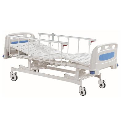 China : Back section up/down. B: High/low knee section. C: Best Selling Bed up/dwon Model Motorized 3 Function 250kg Weight Whole Weight Load Medical Equ for sale