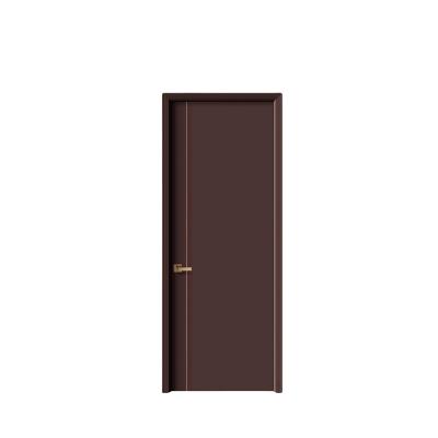 China Modern Essential Style Qualified Veneer Interior Wood Doors Solid Wood Doors for sale