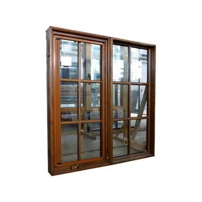 China Swing New Popularity 2021 Hot Sale Products Double Glazed Aluminum Clad Wood Windows for sale