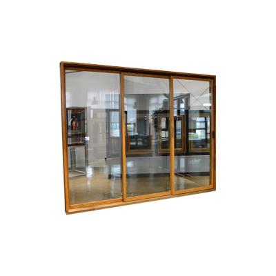 China Various Modern Promotional Goods Using Bridgeless Truncated Heavy Aluminum Solid Wood Doors for sale