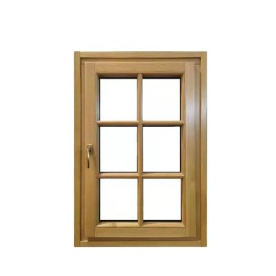 China Swing High Quality Tilt And Tower Casment Solid Wood Windows Copper Plated Windows for sale