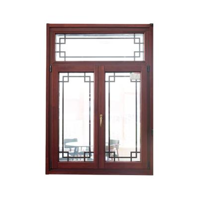 China Swing High End Steel Fire Grade Aluminum Clad Steel Wood Clad Windows for sale