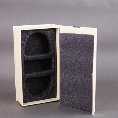 China Disposable Custom Logo Green Gift Paper Box Dental Lab Tray Packaging and Carrying Box with Foam Insert for sale