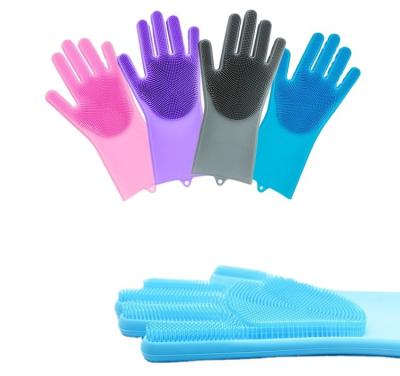 China Wholesale Viable Manufacturer Pet Hair Remover Eshedding Brush Silicone Bath Cat Pet Dog Grooming Mitt for sale