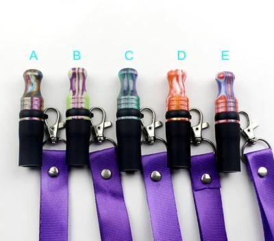 China Relax Reusable Hookah Mouthpiece Resin Hookah Mouth Tip With Hang Rope Strap Jade Shisha Mouth Tips Silicon Chicha Resin for sale