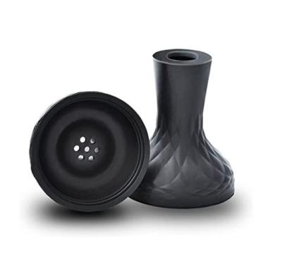 China Silicon Hookah Bowl-Silicone Phunnel Bowl With 7 Holes - Perfect Shisha Bowl Black Color For Hookah Smoking Accessories 3.5