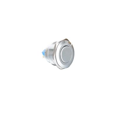 China Stainless/Chrome Plated Style 22mm CE CCC Rohs Iso9001 Certification Metal Brass High Quality Push Button Switch for sale