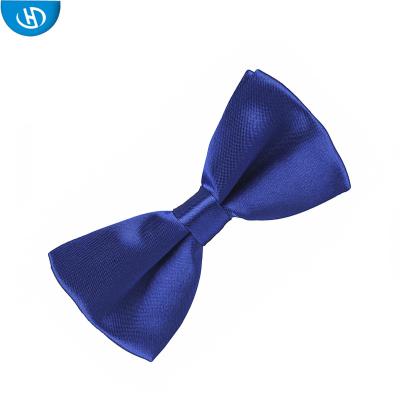 China High Quality Kids Satin Bow Tie For Kids Boys Blue Luxury Royal Bow Tie for sale