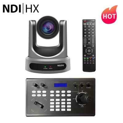 China 8.51 Megapixel J400 4K PTZ Camera With 12X 20x Live Zoom NDI+USB+SDI+HD MI Stream Camera +PTZ Joystick Controller For Church for sale