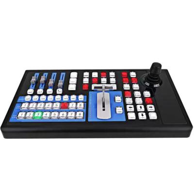 China D60 Mixer vMix Changer Keyboard MIDI Voting Video-Audio Controller with Control Switch IP ptz Audio Joystick for sale