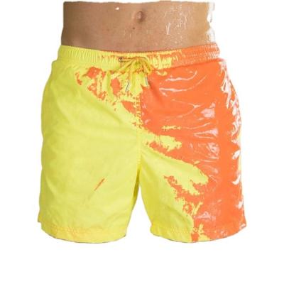 China Viable Men's Swim Trunks Shorts Thermo Sensitive Color Changing Beach Pants for sale